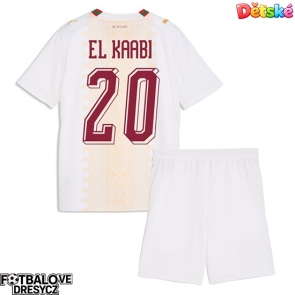 Maroko Ayoub El Kaabi #20 Dětské Venkovní dres komplet MS 2026 Krátký Rukáv (+ trenýrky)